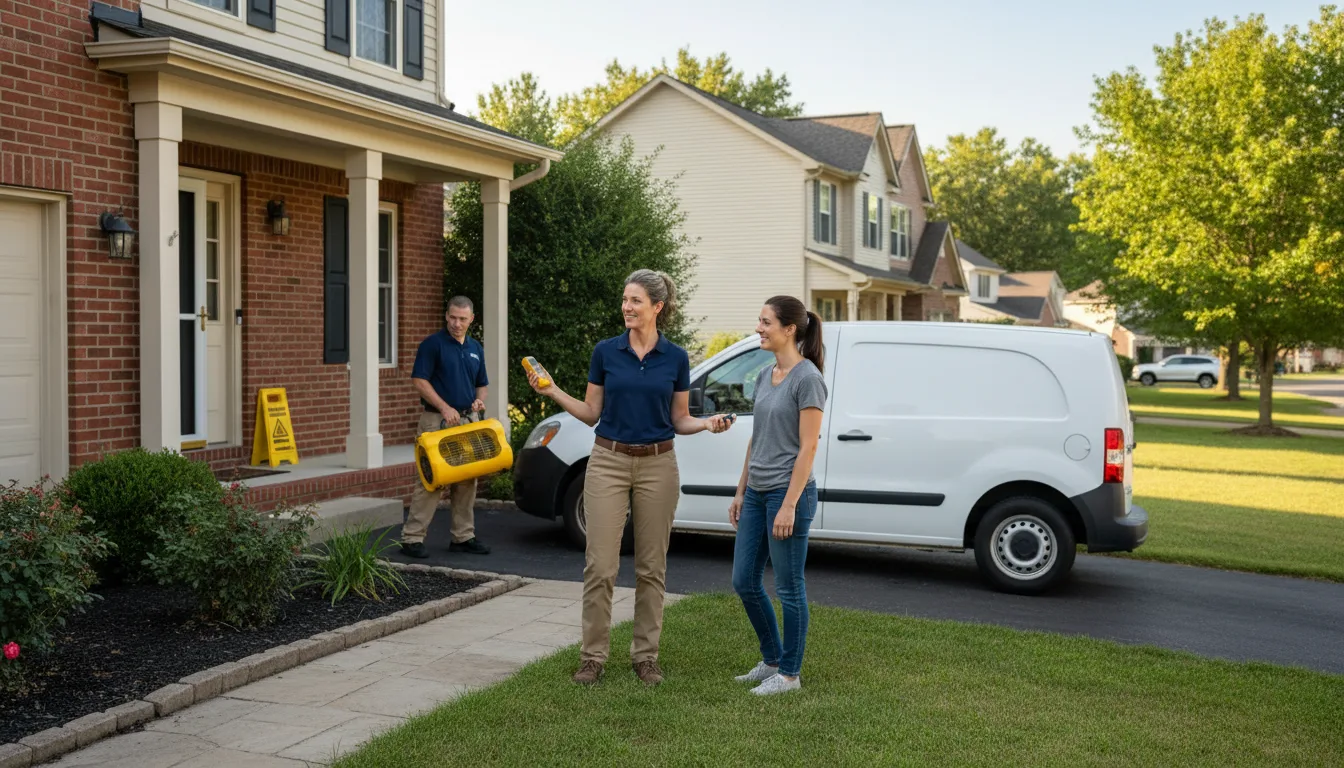 Water restoration image for Water Damage & Restoration Services in Lafayette, AL